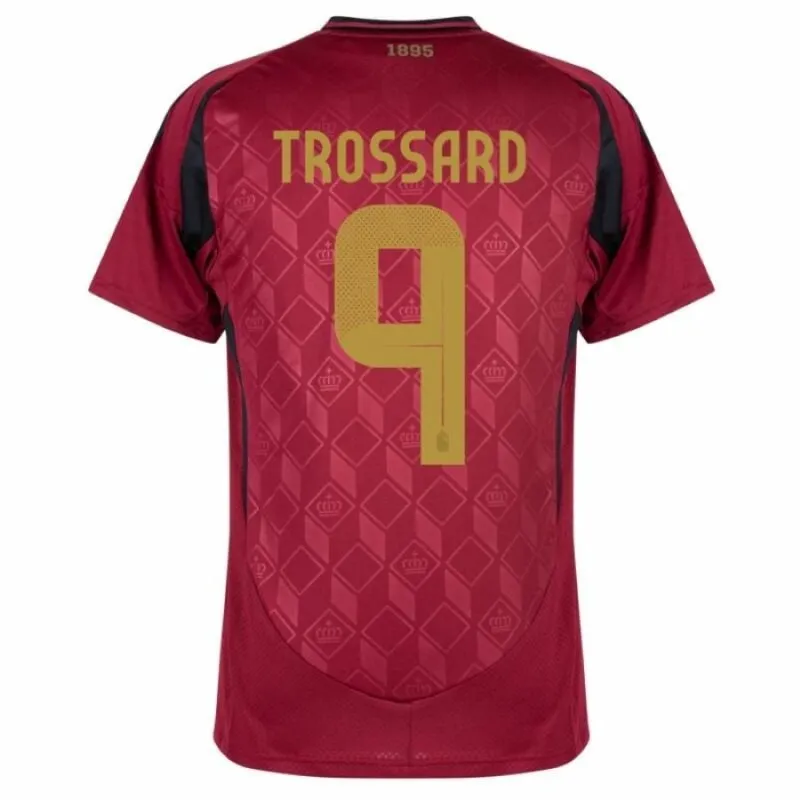 Belgium TROSSARD 2024/25 Home Kids Kit - Red