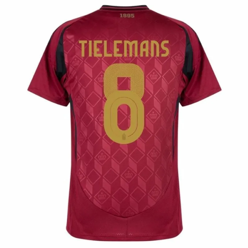 Belgium TIELEMANS 2024/25 Home Jersey - Red