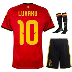 Belgium LUKAKU 2026/27 Kids Home Kit Set - Red