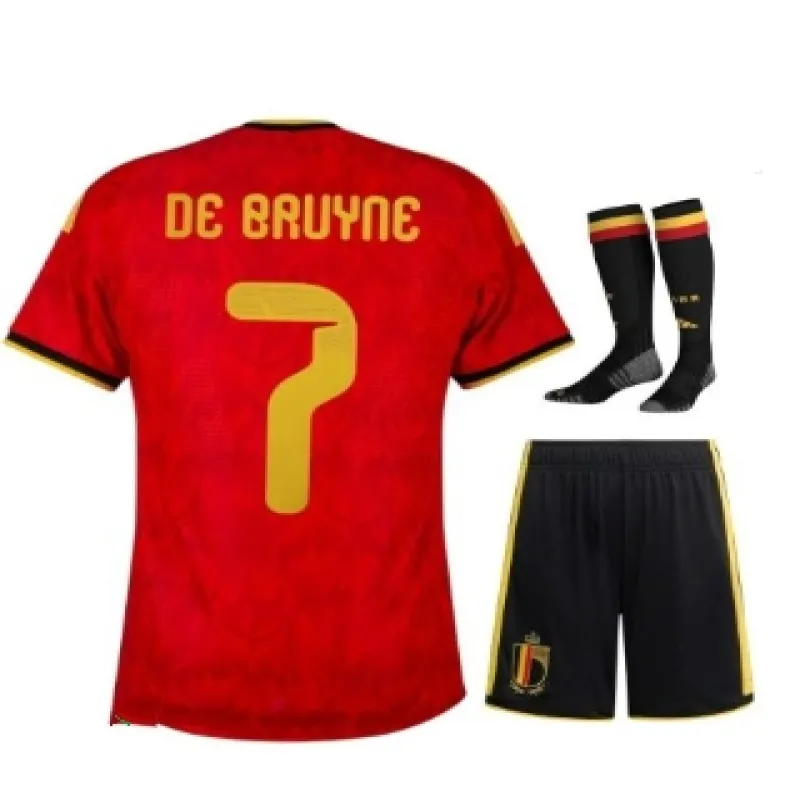 Belgium DE BRUYNE 2026/27 Kids Home Kit Set - Red