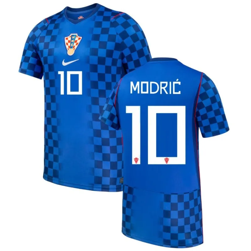 Camiseta Croacia Visitante Mundial 2026/27 MODRIC