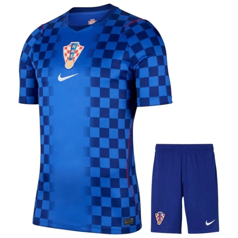 Croacia 2026/27 Camiseta Visitante Niño Azul