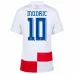 Modrić Camiseta local infantil + pantalones cortos de Croacia 2024/25 - Rojo/blanco