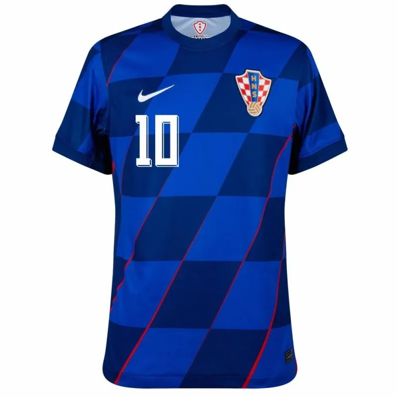 Modrić Camiseta visitante infantil de Croacia 2024/25 - Azul