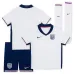 Kit di campo per bambini di casa dell'Inghilterra 2024/25 - Bianco