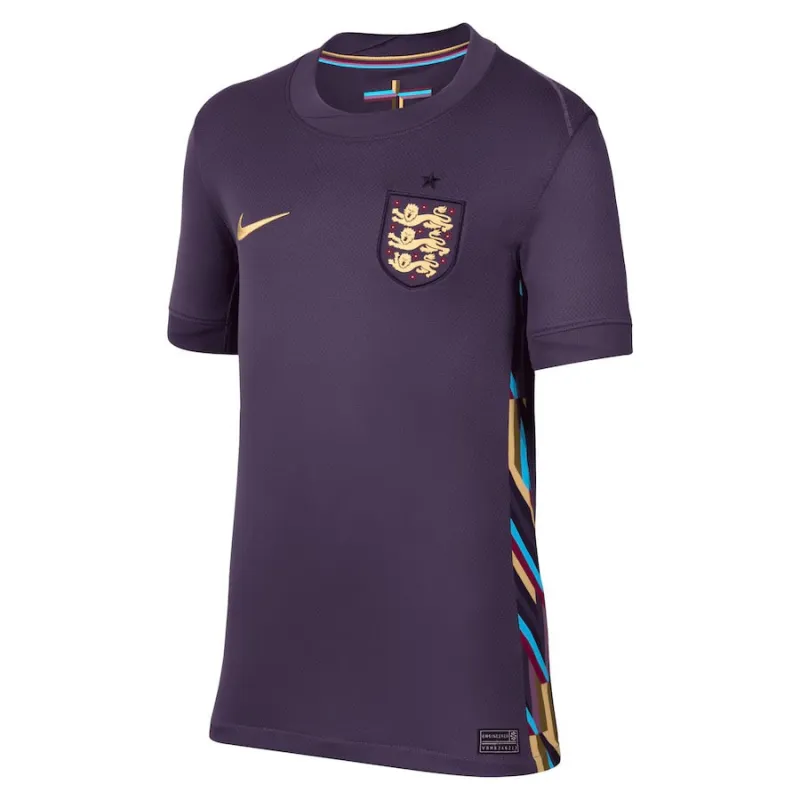 Maillot extérieur pour enfants de l'Angleterre 2024/25 - Pourpre