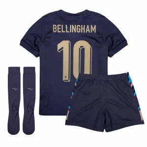 Jude Bellingham's England 2024/25 Away Kids' Kit - Purple