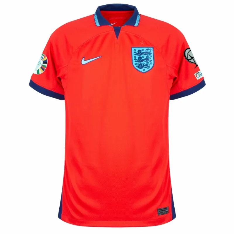 England's 2024 UEFA European Championship Away Jersey - Red
