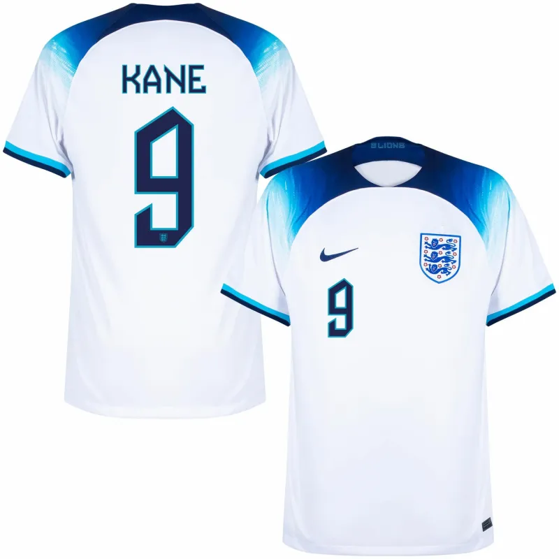 Harry Kane's England's 2022 World Cup Home Jersey - White