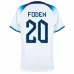 La maglia di casa dell'Inghilterra per la Coppa del mondo 2022 di Foden - Bianca