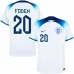 La maglia di casa dell'Inghilterra per la Coppa del mondo 2022 di Foden - Bianca