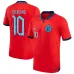 Sterling's England 2022 World Cup Away Jersey - Red