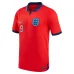 Kane's England 2022 World Cup Away Jersey - Red