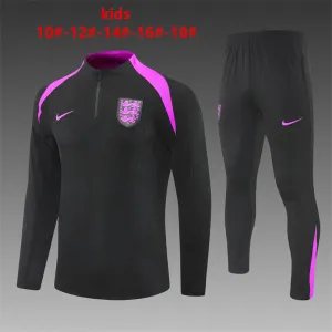 England 2025/26 Kids Sports Set Black