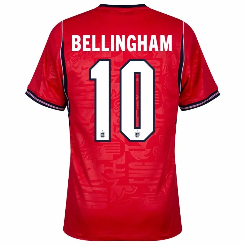 England BELLINGHAM 2026/27 Away Kids Kit Red
