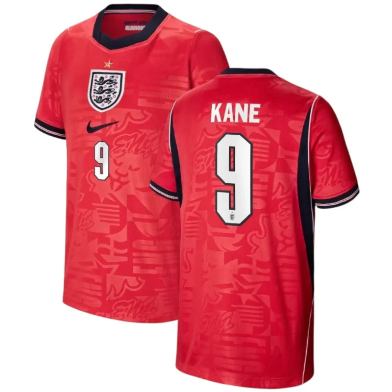 England HARRY KANE 2026/27 kids away jersey red