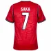 England SAKA 2026/27 Away Kids Kit Red