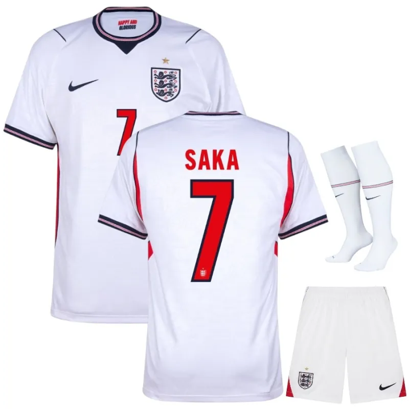 England SAKA 2026/27 Home Kids Kit White