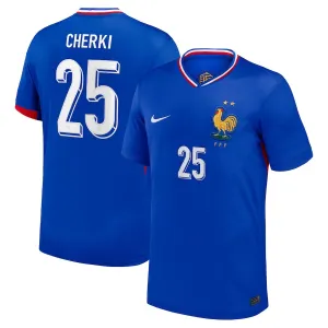 Rayan Cherki France 2024/25 Home Replica Jersey