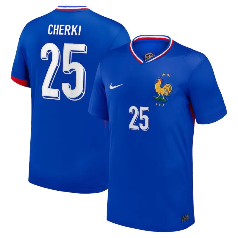 Frankreich 2024/25 Rayan Cherki Heimtrikot Replica