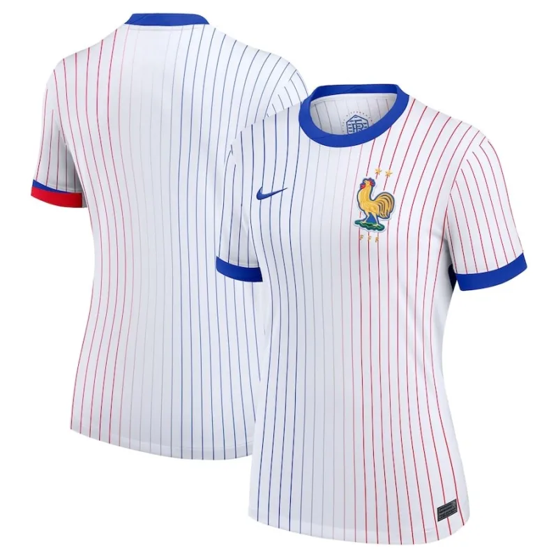 Maglia fuoricasalino femminile della squadra francese 2024/25 - Bianca