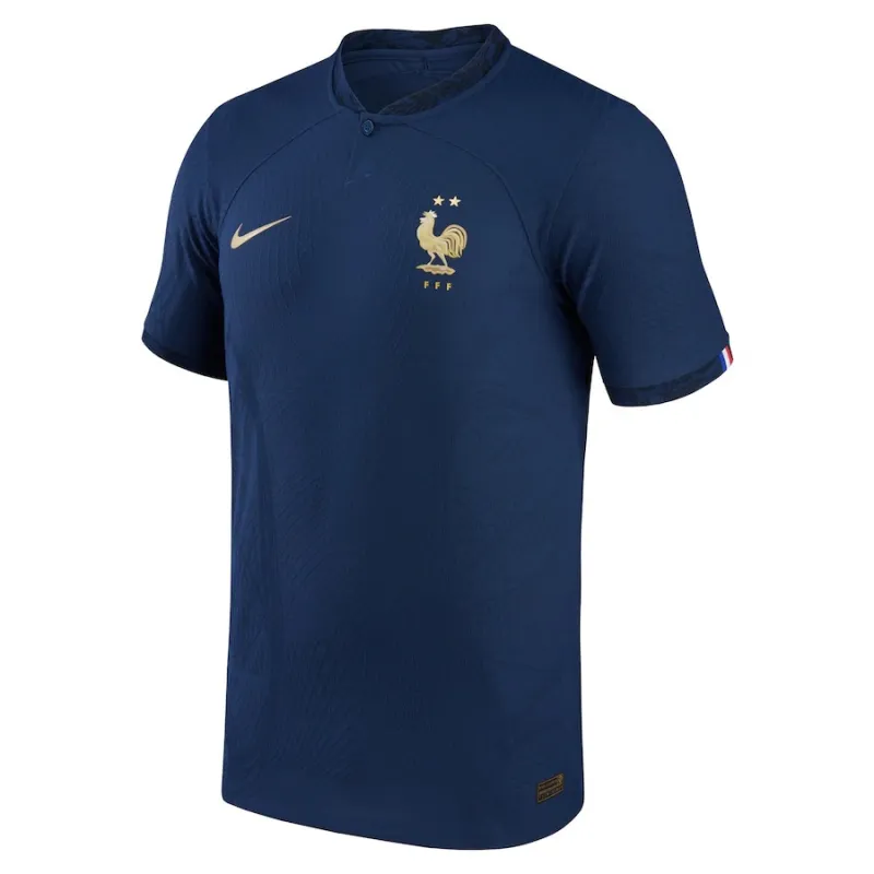 The French team's 2022 home World Cup jersey for players - Blue