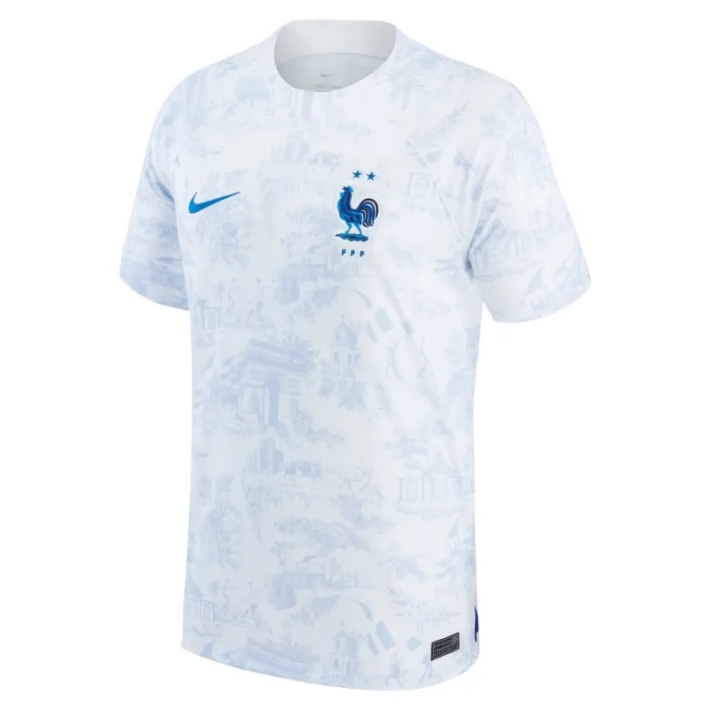 The French team's 2022 away World Cup jersey - White