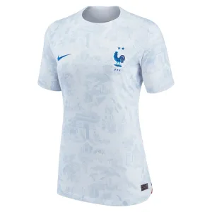 La camiseta visitante de la selección femenina francesa para la Copa del Mundo 2022 - Blanca