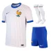 La camiseta del kit infantil visitante de la selección nacional francesa en 2024/25 - Blanco