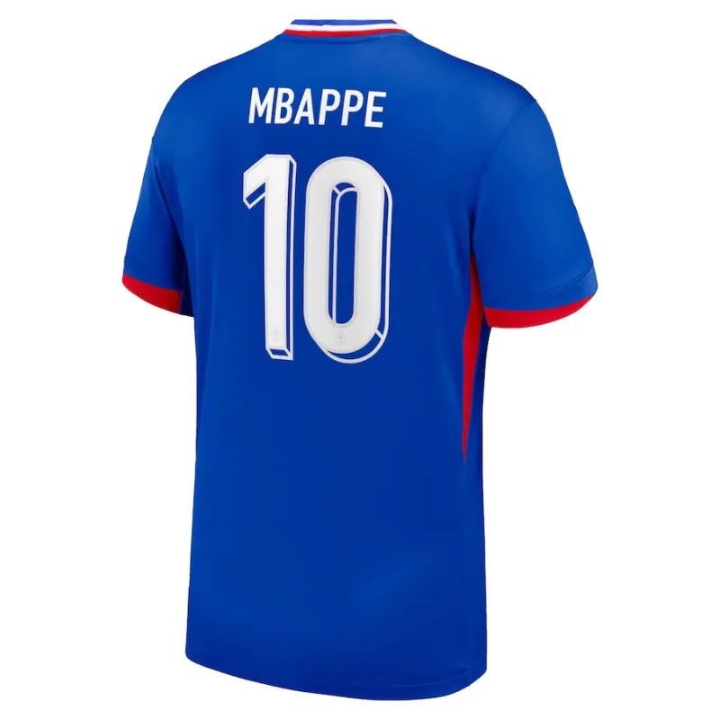 La maglia da campo di Kylian Mbappé per la nazionale francese nel 2024/25 - Blu