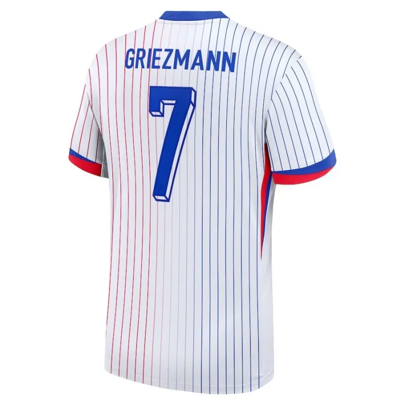 Griezmann's away children's jersey of the French national team in 2024/25 - White