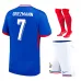 Griezmann's French national team 2024/25 home children's kit jersey - Blue