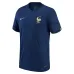 The French national team's 2022 home World Cup children's kit jersey - Blue