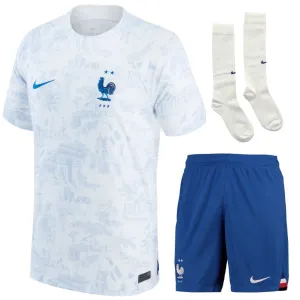 Französisches Kinder-Auswärts-Kit EURO 2024 Qualifikationen