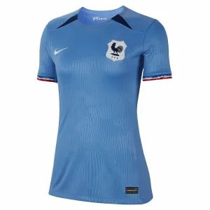La camiseta femenina local de la selección nacional francesa en 2023/24 - Azul