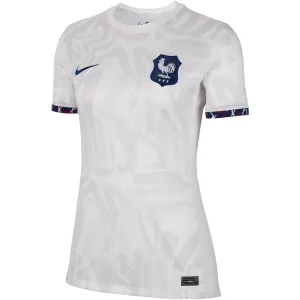 La camiseta femenina de visita de la selección nacional francesa en 2023/24 - Blanca