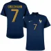 La maglia di casa della squadra nazionale francese di Antoine Griezmann per la Coppa del mondo 2022 - Blu