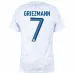 Il set di maglia per bambini della squadra nazionale francese di Antoine Griezmann per la Coppa del mondo 2022 in trasferta - Bianca