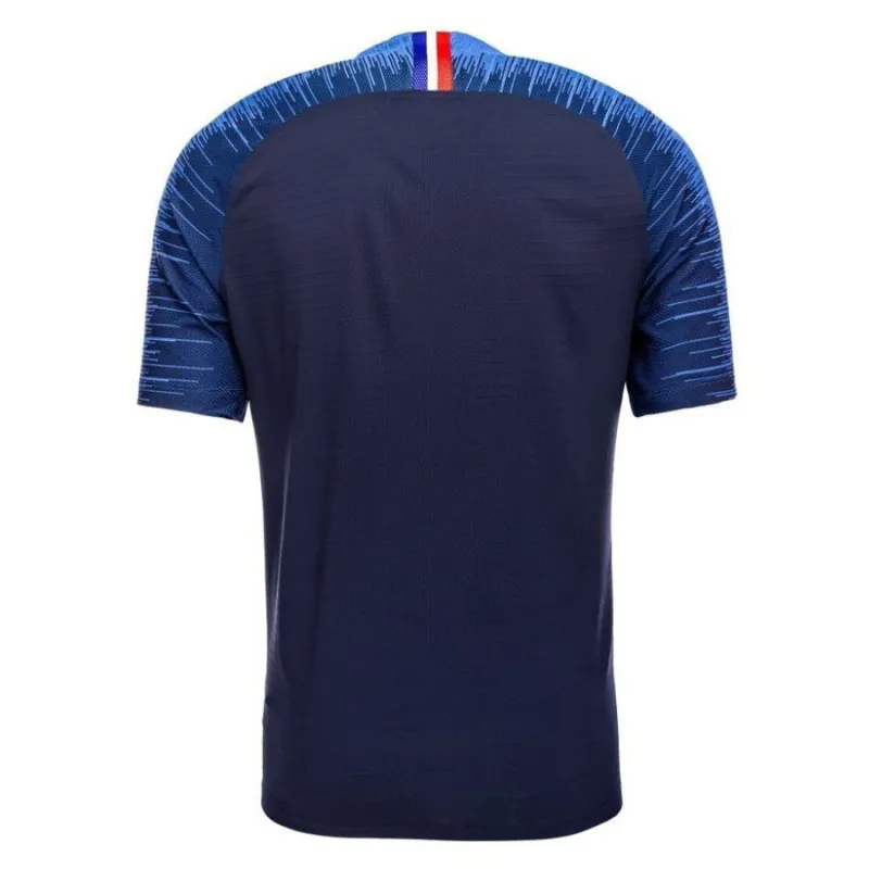 Le maillot rétro domicile de l'équipe nationale de France en 2018 - Bleu