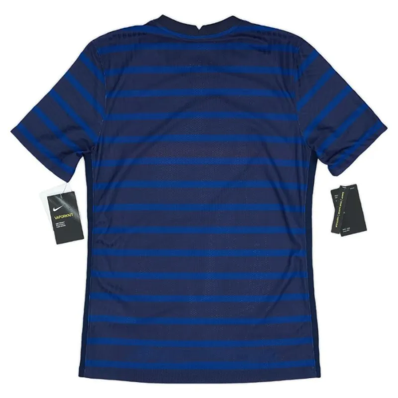 Le maillot rétro domicile de l'équipe nationale de France en 2020/2021 - Bleu