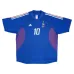 The retro home jersey of Zinedine Zidane's French national team from 2002 to 2004 - blue.
