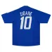 The retro home jersey of Zinedine Zidane's French national team from 2002 to 2004 - blue.