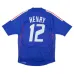 La maglia retro di casa della squadra nazionale francese di Thierry Henry dal 2002 al 2004 - blu.