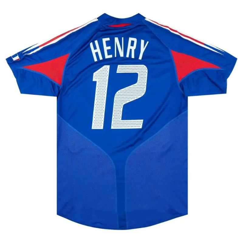 France Henry 2004-2006 Retro Home Jersey Blue
