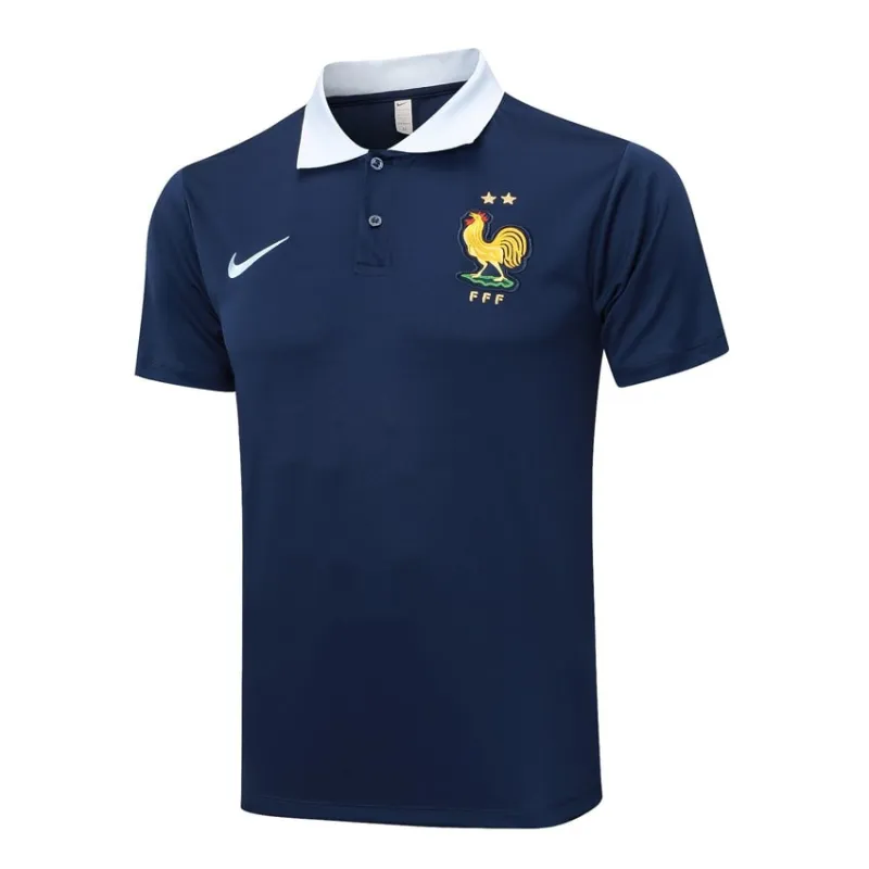 French national team's 2024/25 POLO training suit + pants - blue