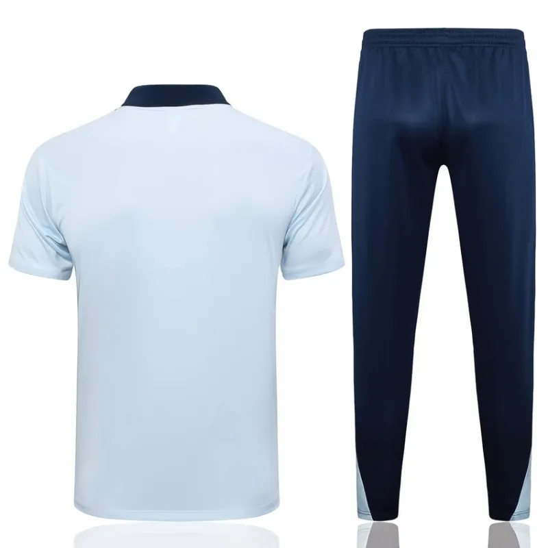 Tenue de entraînement POLO 2024/25 de l'équipe nationale française + pantalon - blanc