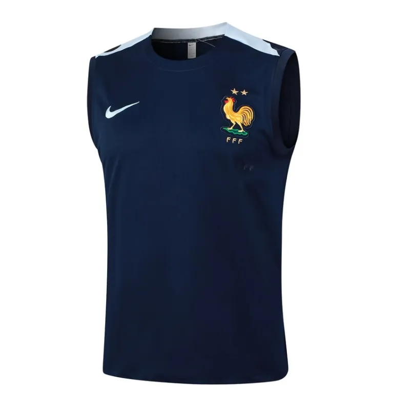 Le gilet et les shorts de l'équipe de France pour la saison 2024/25 - bleu.