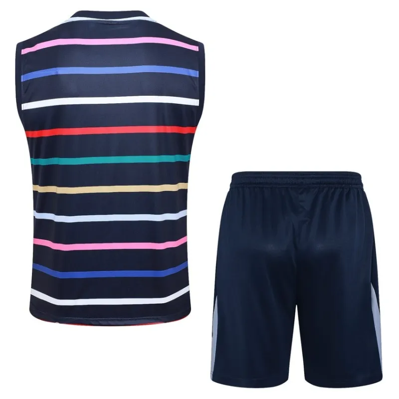 La giacca e i shorts della squadra nazionale francese per la stagione 2024/25 - motivo blu.