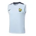 El chaleco y los pantalones cortos de la selección nacional francesa para la temporada 2024/25 - blanco claro.