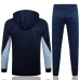 The French national team's 2024/25 hooded sportswear and pants - dark blue.